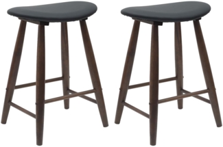 vidaXL Esszimmerstühle 2 pcs Hellbraun 46 x 37 x 63 cm 42020457