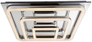 LED Deckenleuchte, Fernbedienung, dimmbar, L 70 cm