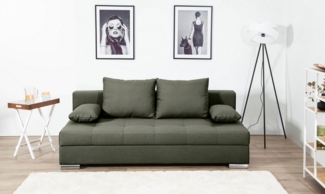 COLLECTION AB Schlafsofa Tania mit Bettfunktion und Bettkasten, komfortabler Sitzkomfort: Federkern-Polsterung, inklusive Rückenkissen