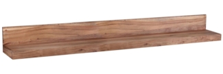 Wandregal 'Mumbai', Massivholz Akazie, 160 cm, Holzregal im Landhausstil, Echt-Holz, Naturprodukt