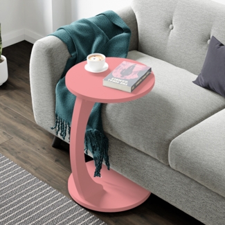 Beistelltisch Holeby 56 x Ø 38 cm Rosa [en. casa]