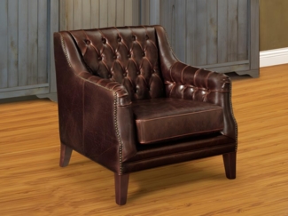 Vente-unique - Ledersessel - Braun - COLBERT