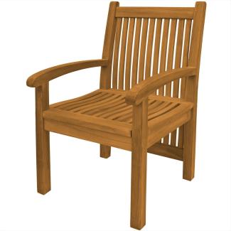 Teak Gartenstuhl Pescara Creme