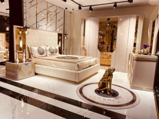 JVmoebel Bett Klassisches Bett elegantes Möbel handwerklich gefertigt, Made in Europa