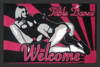 Rockbites - Fußmatte Türmatte "Table Dance Welcome" Nr. 68 (100666) *