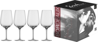 Eisch Bordeauxglas 4er Set Vinezza, Rotweinglas, Kristallglas, 655 ml, 25505000