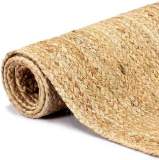 vidaXL Teppich Handgefertigt Jute Natur 160x230 cm 133730