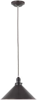 Hängeleuchte, Deckenlampe, Stahl Bronze, D 37 cm