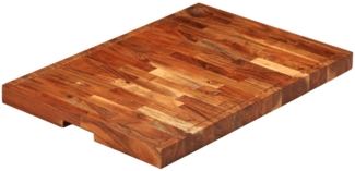 vidaXL Schneidebrett 60x42x4 cm Massivholz Akazie 376055