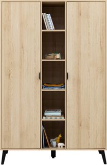 Bopita Fay 2-türiger Kleiderschrank mit 5 offenen