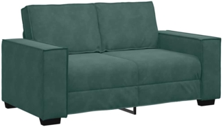vidaXL 2-Sitzer-Sofa Dunkelgrün 120 cm Samt 4105012