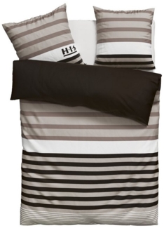 H.I.S Bettwäsche Majoran, Linon, 2 teilig, gestreifte Bettwäsche in verschiedenen Qualitäten