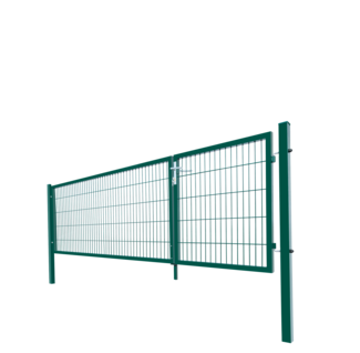 HOME DELUXE Doppelflügel Gartentor ADITUS - 100 x 350 cm Grün