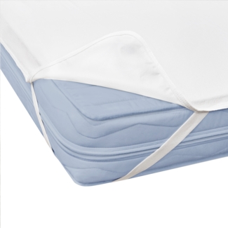 Mister Sandman Matratzenschoner, wasserdicht, waschbar, allergikergeeignet, Polyester, Weiß, 100x200 cm