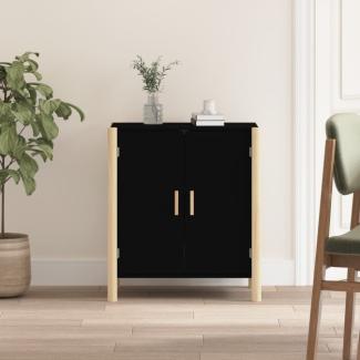 vidaXL Sideboard Schwarz 62 x 38 x 70 cm Holzwerkstoff [345670]