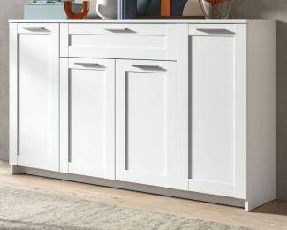 Sideboard Maciel in weiß 156x95 cm