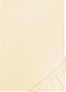 Castell Jersey-Stretch-Spannbetttuch, Gelb, 1x 180x200 cm - 200x200 cm, 180x200 cm