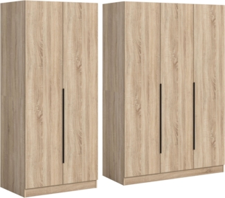 Home affaire Schrank-Set Skarde moderner Kleiderschrank Schlafzimmerschrank Otto´s Choice, (1-St, wähle deine beste Schrank Kombination), Skarde Kleiderschrank 200 cm, 2 Kleiderstangen und 5 Böden