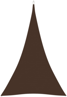 vidaXL Sonnensegel Oxford-Gewebe Dreieckig 4x5x5 m Braun 135839