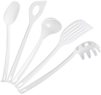 FACKELMANN Kochbesteck-Set Küchenhelfer-Set, Koch- & Servierutensilien, 5-teiliges Set