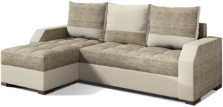 Aris, Ecksofa, Eckcouch, Beige