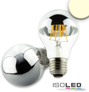 ISOLED E27 LED Spiegelkopf, 4W, klar, warmweiß