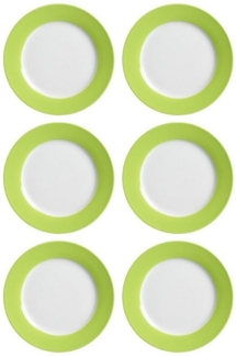 Ritzenhoff & Breker DOPPIO Dessertteller 20 cm grün 6er Set