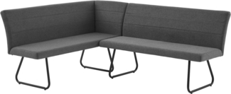 OTTO home Eckbank Blee, pflegeleichter Strukturstoff, komfortable Polsterung, Metallgestell