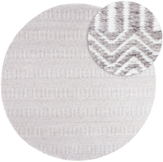 Morgenland In- & Outdoor Teppich - Heaven - rund - 200x200 - Braun