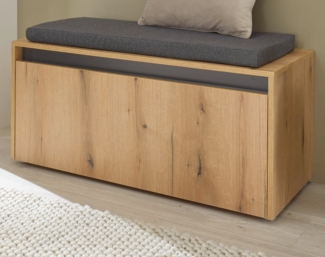 Garderobe Sitzbank Center in Eiche 100 cm