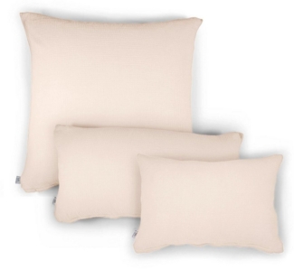 hutch&putch Kissenbezug Musselin Kopfkissenbezug - Kissenhülle - 100% Bio-Baumwolle, (1 Stück), Kuschelweich - Atmungsaktiv - mit hochwertigem Reißverschluss