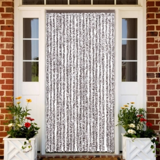 vidaXL Insektenschutz-Vorhang Braun und Beige 90x220 cm Chenille 284277