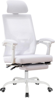 Ergonomischer Bürostuhl Mesh Fußstütze Kopfstütze