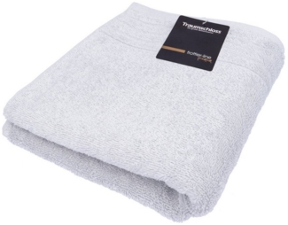 Traumschloss Gästehandtuch Premium-Line, Frottier (1-St), 100% amerikanische Supima Baumwolle mit 600g/m², Hellgrau