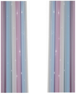 MODFU Verdunkelungsvorhang 2er Set Tüllvorhänge Farbverlauf Vorhänge Curtains Set (2 St), Ösen, verdunkelnd, Polyester, Schlafzimmer Thermovorhang Ösen Wärmeisolierend gegen Kälte Blickdicht