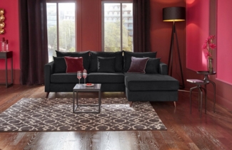 Guido Maria Kretschmer Home&Living Ecksofa Renesse L-Form, lose Kissen, Keder an Sitzkissen