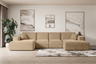 ALTDECOR Wohnlandschaft SIERRA-U, Sofa Praktische Bequeme Funktionsecke Couch U-Form Eckcouch, Corner Sofa U-Form Vielseitige Sofa Wohnlandschaft Wohnzimmer