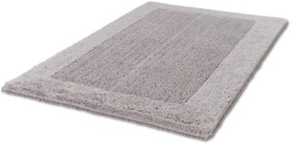 SCHÖNER WOHNEN-Kollektion Badematte Bahamas Bordüre, Höhe 30 mm, fußbodenheizungsgeeignet, Baumwolle, rechteckig, beidseitig verwendbar
