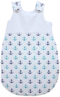 Babymajawelt Babyschlafsack Kuschelschlafsack TOG 1,5 bis 2, Raum. 18°C und 22°C, Verstellbar, Kindersicherer Reißverschluss, Wächst mit! Ganzjahresschlafsack