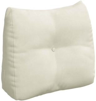 vidaXL Rückenkissen Creme 60 x 24 x 50 cm Samt 42014409