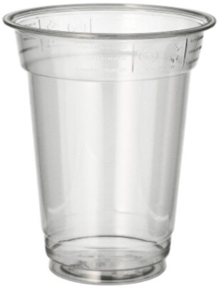 50 Trinkbecher "Hurricane", PET 0,3 l Ø 9,5 cm · 11,7 cm glasklar