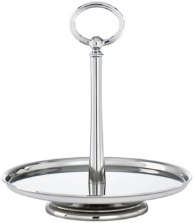 Sambonet Elite Edelstahl 18/10 Gebäckschale auf Fuß 18,5 cm