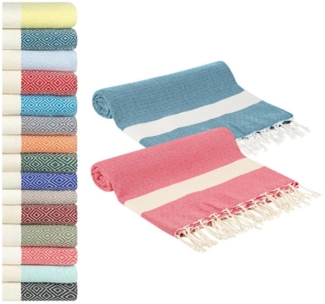 furora HOLIDAY Saunatuch Saunahandtuch Saunatuch Damen + Herren, Hamamtuch groß 100x200 XXL