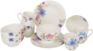 Villeroy & Boch Mariefleur Gris Basic Frühstücks-Set für 4 Personen / 12 Teile