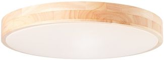 Brilliant Leuchten No. G97068-75 Slimline LED Wand- & Deckenleuchte 49cm holz hell weiß 3000-6000K