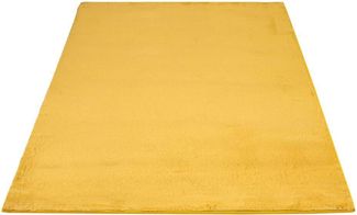 Carpet City Hochflor-Teppich TOPIA 400, rechteckig, Höhe: 21 mm, Kunstfell-Teppich mit Kaninchenfell-Optik, Haptik, Schlafzimmer