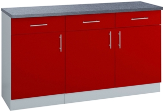 wiho Küchen Unterschrank Kiel 150 cm breit, 50 cm tief