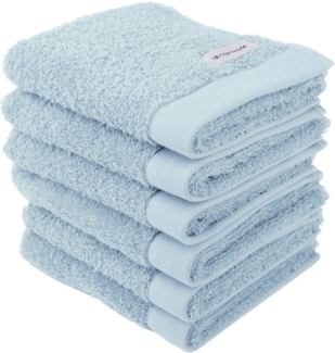 TOM TAILOR HOME Gästehandtuch COLOR BATH, Frottier (6-St), 100% Baumwolle, 30x50 cm, uni, große Farbauswahl