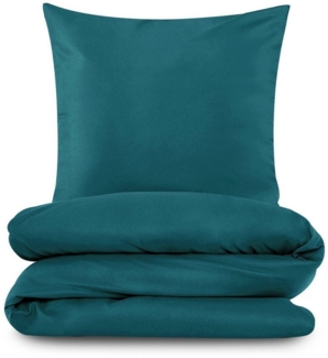 TRENDBUY24 Bettwäsche Bettwäsche Bettgarnitur 135x200 155x220 200x200 Mikrofaser 2tlg, Mikrofaser, 3 teilig, verdeckter Reißverschluss