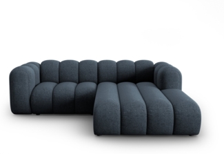 Micadoni Modulares Ecksofa Lupine 3-Sitzer Rechts Chenille Königsblau